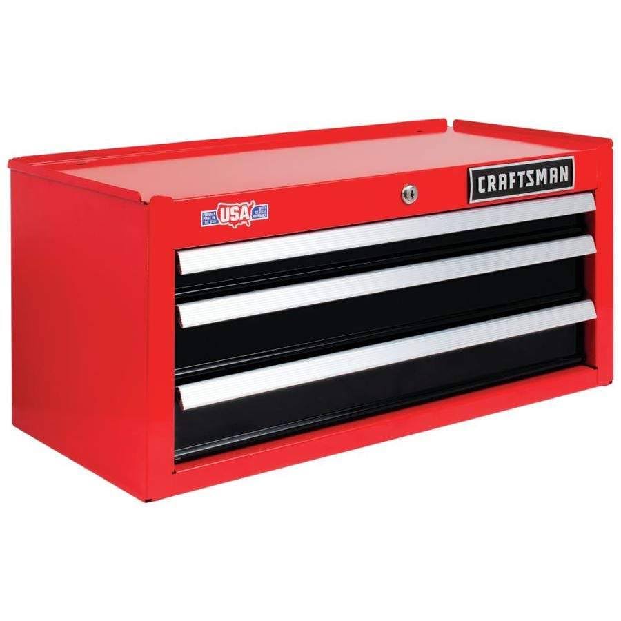 Craftsman 2000 Series 26-in W x 12.25-in H 3-Drawer Steel Tool Chest (Red) Cmst98246rb - Image 2
